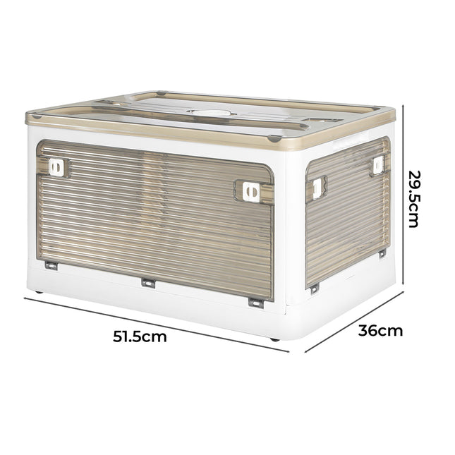 55L Storage Boxes Stackable Container M Medium-1973193711689011202