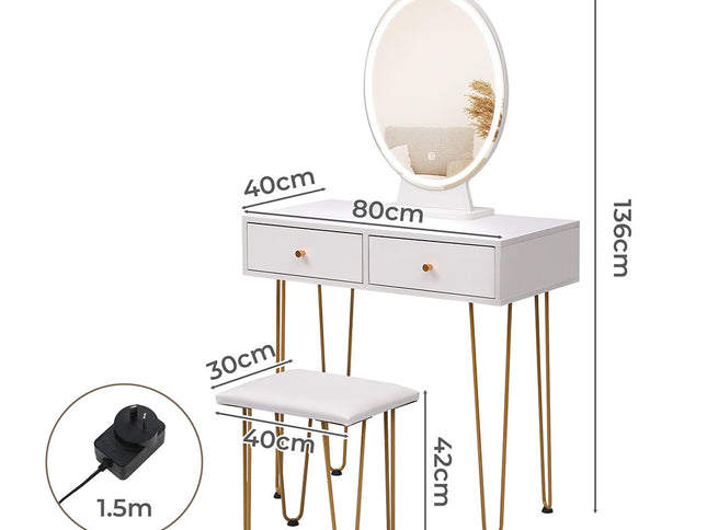 Levede Dressing Table LED Light Strip White-1975420334517653506