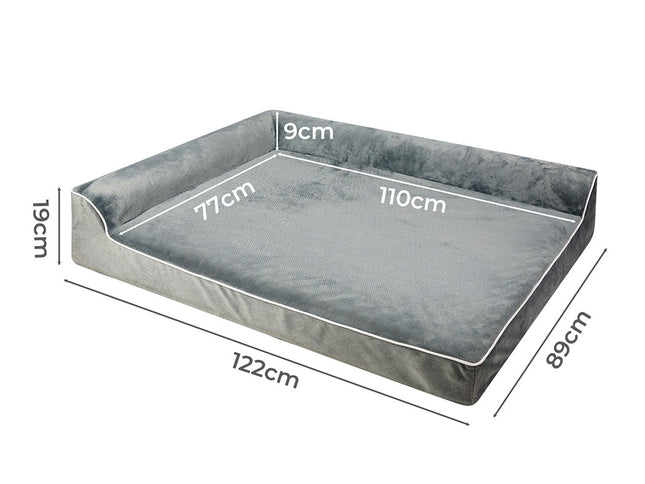 Pawz Orthopedic Dog Bed XXL Grey-1975420327039209474