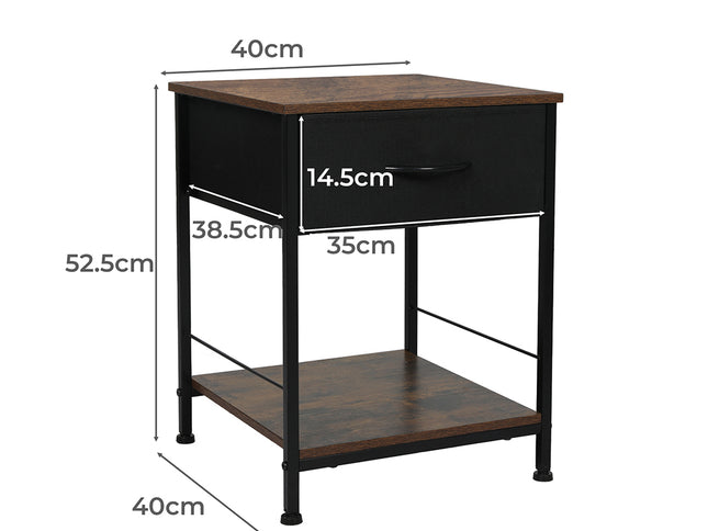 Levede Bedside Tables End Table Storage-1975420496711389186