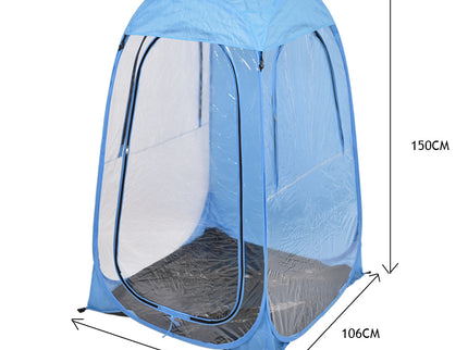 2x Mountview Pop Up Tent Camping Weather Blue-1864184679763152898