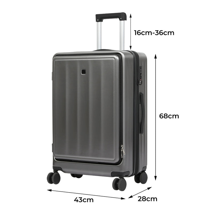 Slimbridge 26"Luggage Trolley Travel Suitcase-1975420322610024450