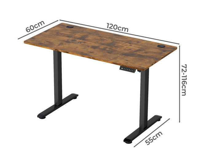 Levede Electric Standing Desk Height Adjustable 120cm-2006733411150073858