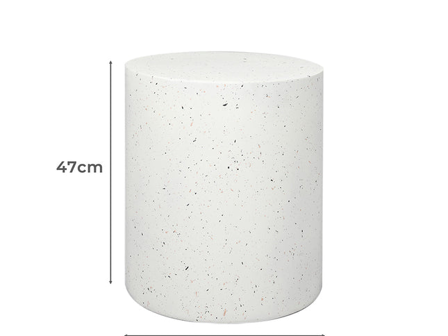 Levede Side Table Terrazzo Round End-1942353411009810434