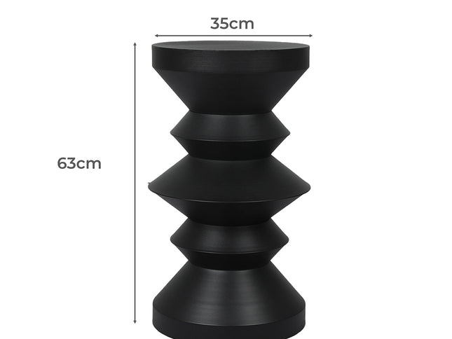 Levede Side Table Round End Bedside-1973194079789518850