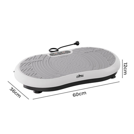 Centra Vibration Plate Train Exercise Machine White-1973193544793460738