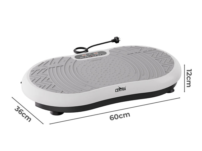 Centra Vibration Plate Train Exercise Machine White-1973193544793460738