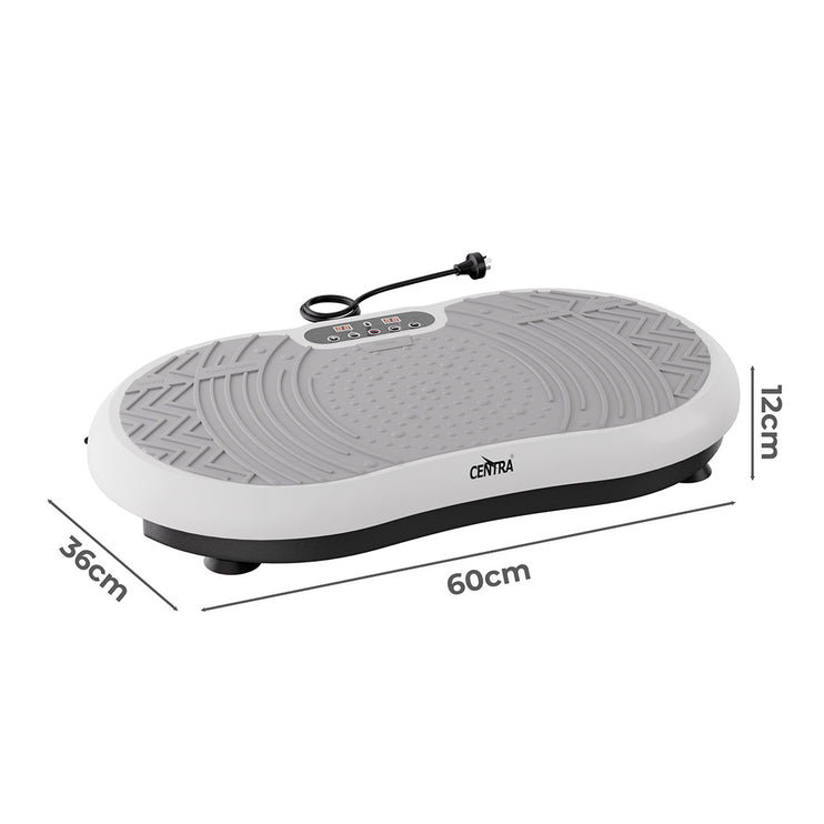 Centra Vibration Plate Train Exercise Machine White-1973193544793460738