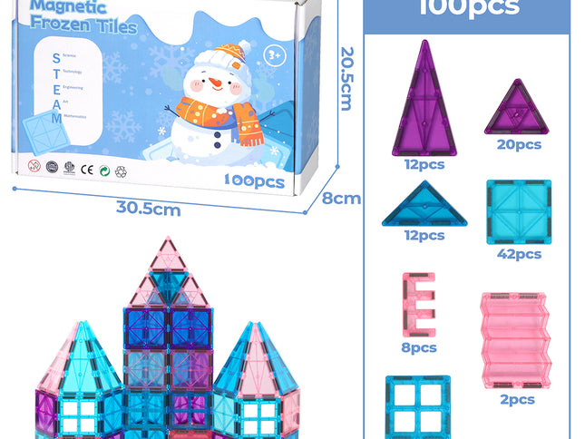 Bopeep Kids Magnetic Tiles Blocks-1975420321494339586