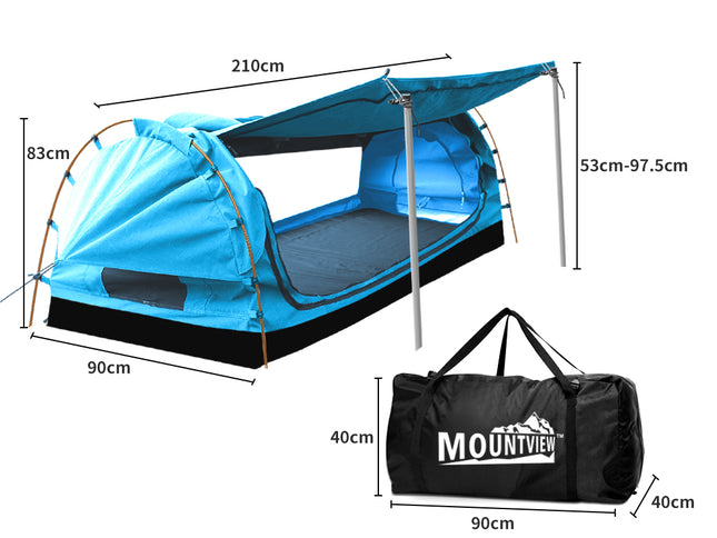 Mountview King Single Swag Camping Swags-1973193758161899522