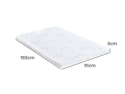 DreamZ 5cm Thickness Cool Gel Memory Single-1910113022605660162