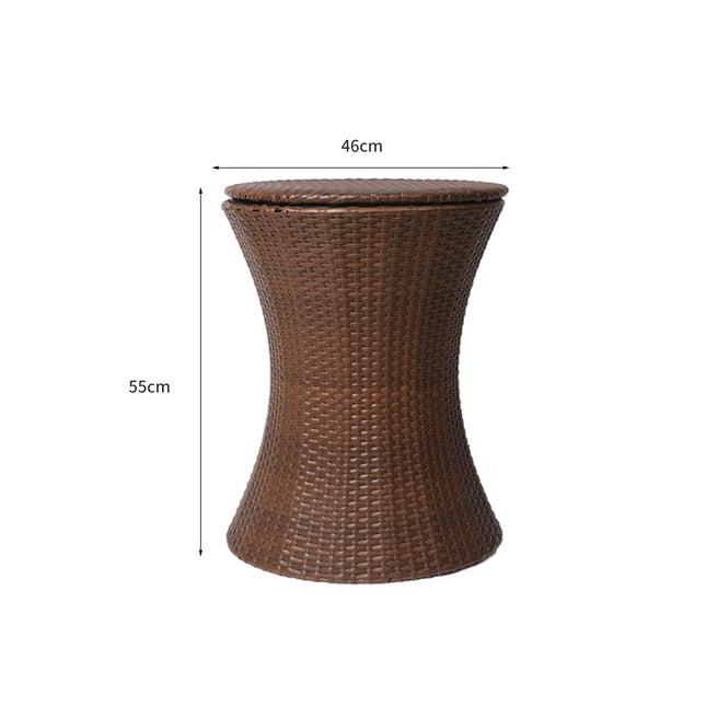 Levede Cooler Ice Bucket Table Bar Outdoor Brown-1954802874202591234