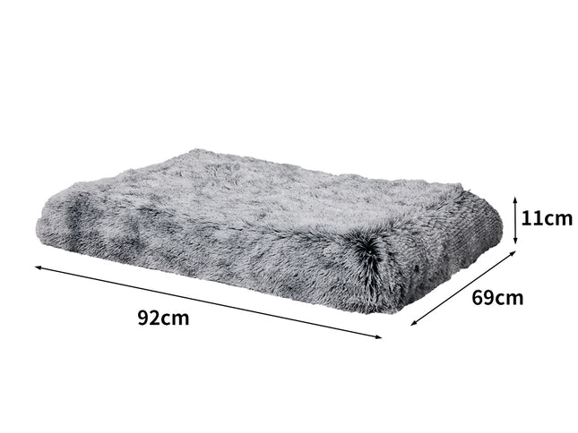 PaWz Dog Mat Pet Calming Bed Memory M Charcoal Medium-1864184529573515266