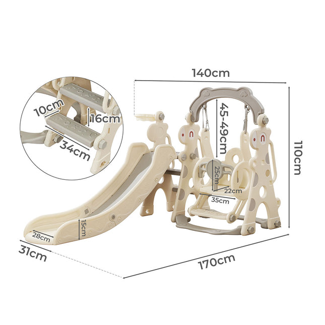 Bopeep kid slide swing set-1973193574166171650