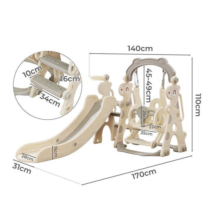 Bopeep kid slide swing set-1973193574166171650