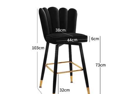 Levede 2x Bar Stools Kitchen Stool Chairs-1919892921646190594