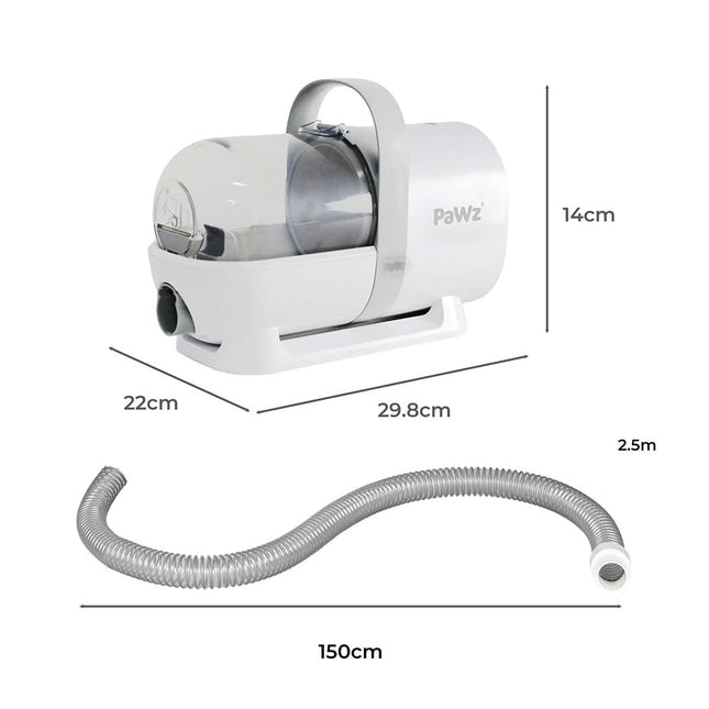 PaWz Pet Grooming Kit Vacuum Hair Dryer Remover-1954802575849164802