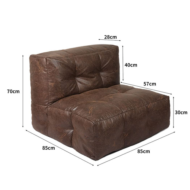 Marlow Bean Bag Cover Chair Modular-1966287383326494722
