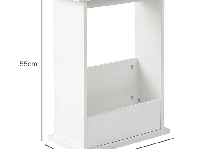 Levede Narrow End Table Modern Office Side Table Magazine Rack Bedside Storage-2061251866033000450
