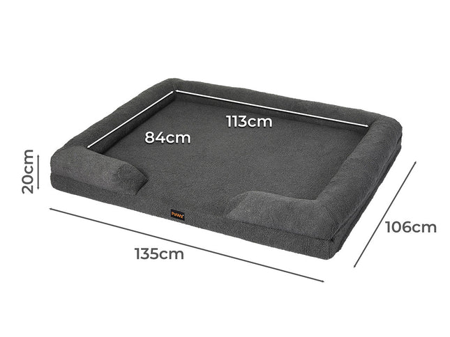 PaWz Memory Foam Pet Sofa Bed-1975420377601544194