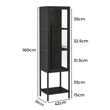 Stacked Glass Display Cabinet Collections Storage-1973193459640700930