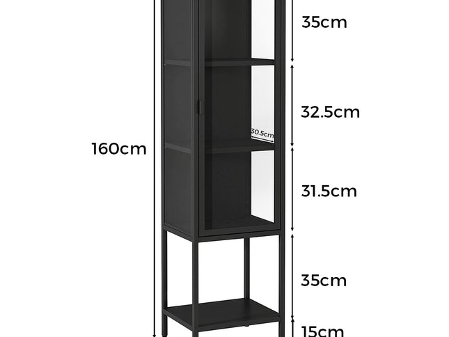 Stacked Glass Display Cabinet Collections Storage-1973193459640700930