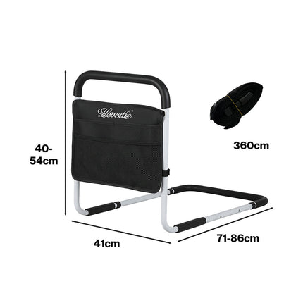 Levede Bed Rail Safety Bed Assist Rail Grab Handrail Adjustable Elderly Antislip-2050056772110127106