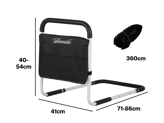 Levede Bed Rail Safety Bed Assist Rail Grab Handrail Adjustable Elderly Antislip-2050056772110127106