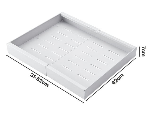 Toque Cabinet Organizer Drawer Shelf Pull Out 2Pcs Width-adjustable Kitchen-2050059015777554434