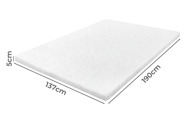 Dreamz Dual-layer Memory Foam Mattress Topper Double-2017004947698225154