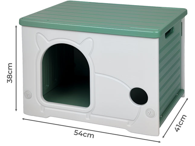 Pawz Outdoor Indoor Dogs Kennel Plastic Puppy Pet House-2011971115345383426