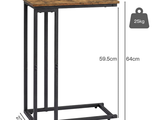 Levede C Shaped Side Table Waterproof Couch Coffee Laptop End Table Metal Frame-2061251866204966914