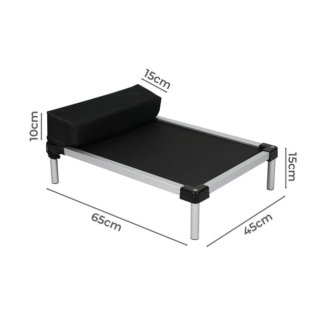 PaWz Pet Trampoline Aluminium Frame M Black Medium-1975420397943918594