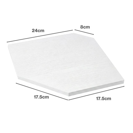 Levede Corner Shelves 2 Pcs Wall Mounted Floating Storage Display Rack Bedroom-2061251869040316418