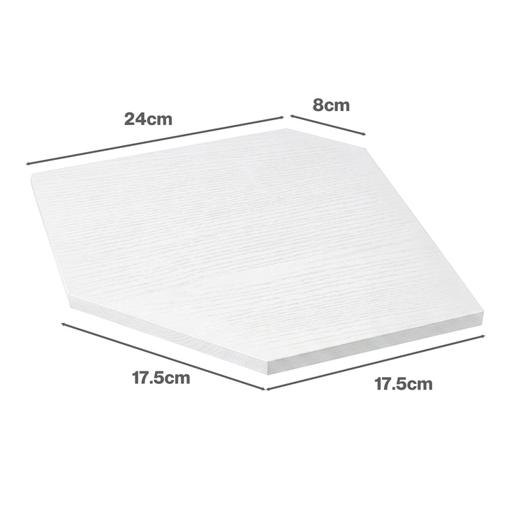 Levede Corner Shelves 2 Pcs Wall Mounted Floating Storage Display Rack Bedroom-2061251869040316418