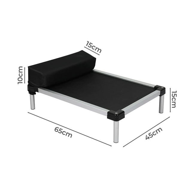 PaWz Pet Trampoline Aluminium Frame M Black Medium-1954802570929246210
