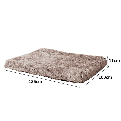 PaWz Dog Mat Pet Calming Bed Memory XL Coffee X-Large-1864184530605314050