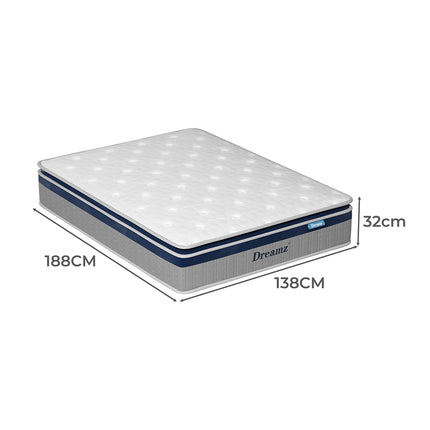 DreamZ Spring Mattress Pillow Top All Sizes  32CM-1973193427843682306