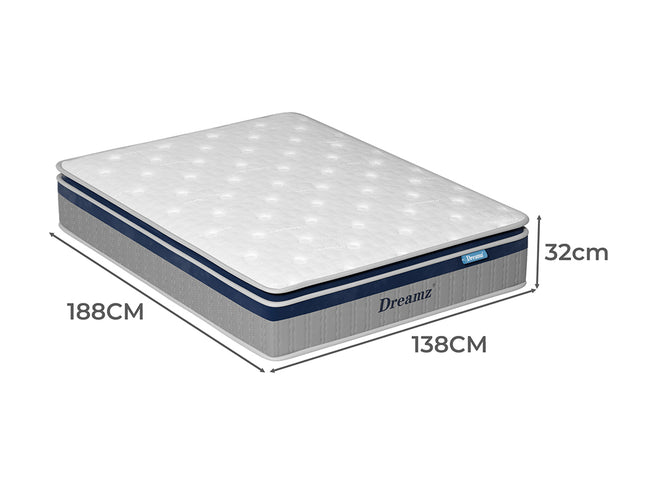 DreamZ Spring Mattress Pillow Top All Sizes  32CM-1973193427843682306