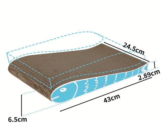 Pawz 2X Cat Scratcher Board Bed-2018816675608137730