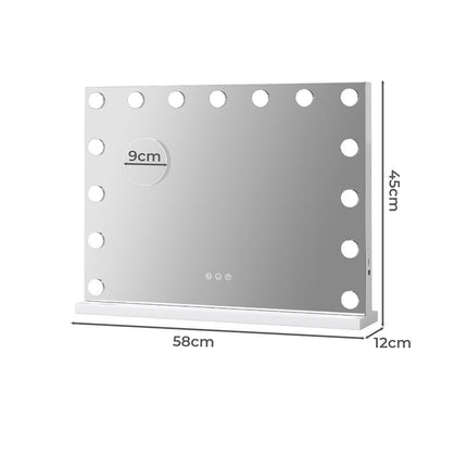 Yezi LED Hollywood Makeup Mirror 45x58cm-1973193574749179906