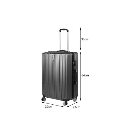 Slimbridge 24" Inch Luggage Suitcase Grey 24 inch-1973193937338372098