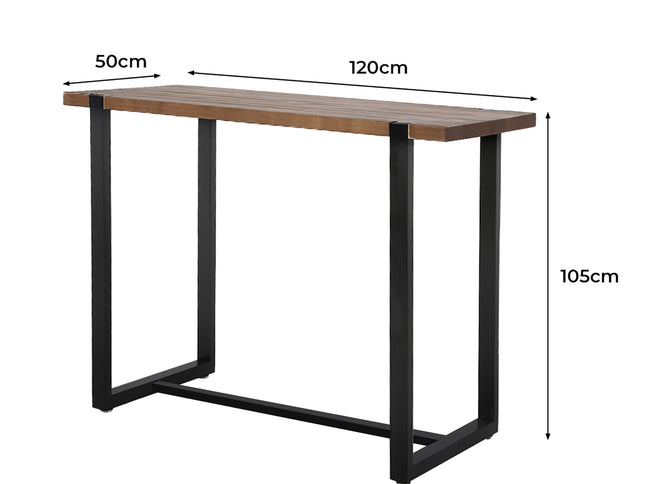Levede High Bar Table Industrial Pub-1973194047224942594