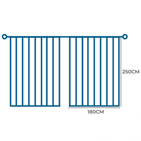 Marlow 2XBlockout Curtains Chenille 180x250 Blue CD1016-180x250-DG-1910113279980736514