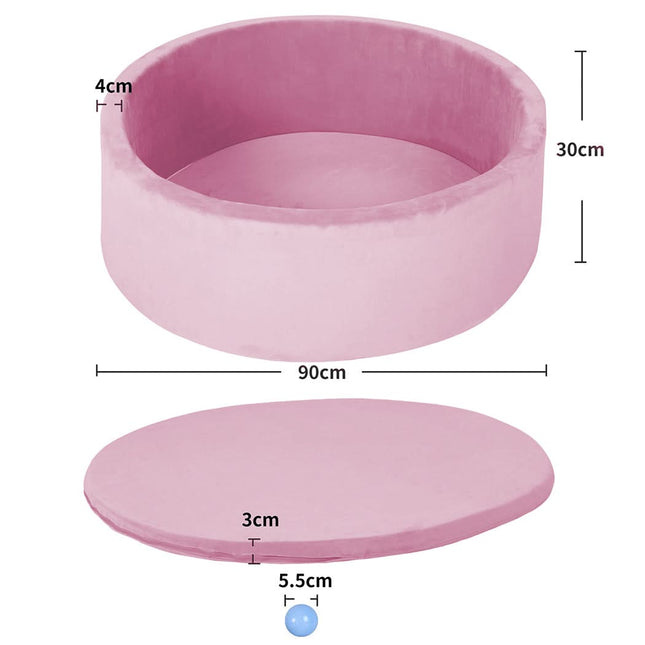 BoPeep Kids Balls Pit Baby Ocean Play Pink-1954802777679073282