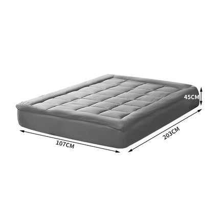 DreamZ Mattress Topper Bamboo Fibre King Single-1973193978245419010