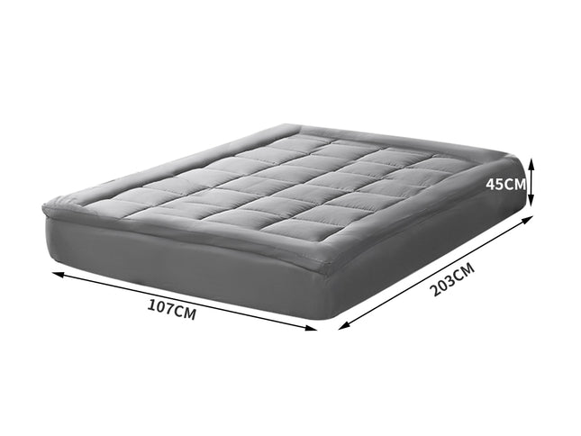 DreamZ Mattress Topper Bamboo Fibre King Single-1973193978245419010