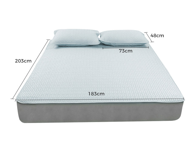 DreamZ Latex Cooling Bed Sheet Set Fitted 3PCS King-1973194024403734530