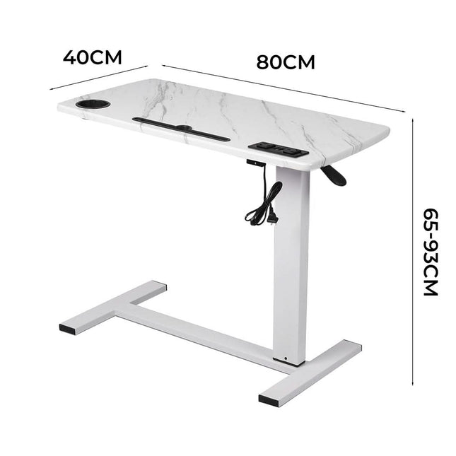 Levede Standing Desk Height Adjustable White-1954802680828399618