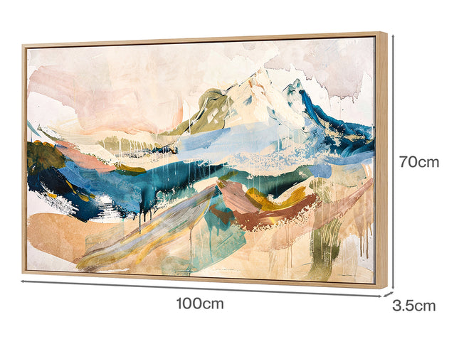 Yezi Modern Wall Art Canvas Large Framed Abstract Painting Decor 70x100cm-2061251858470670338